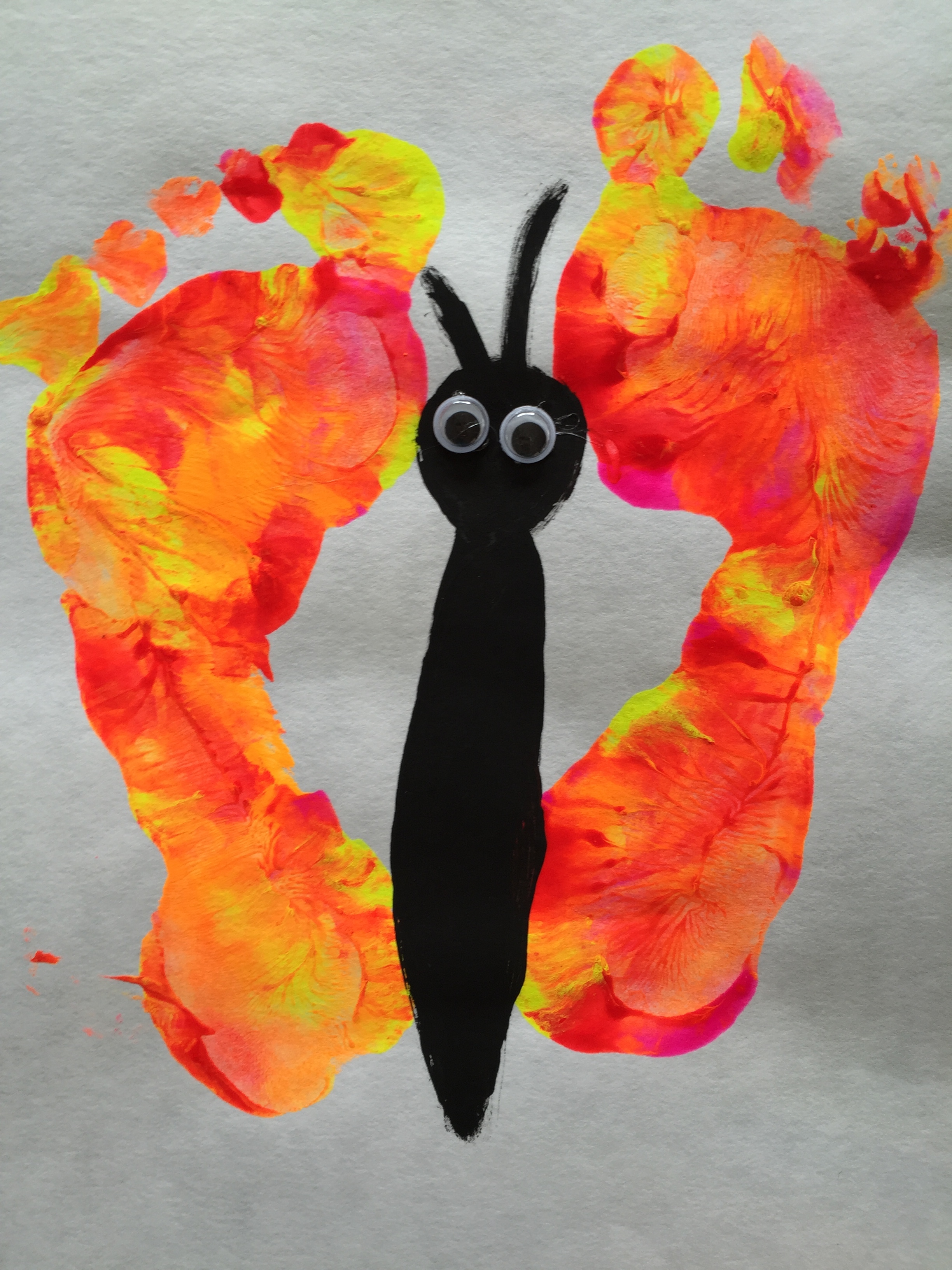 Butterfly Foot Paintings